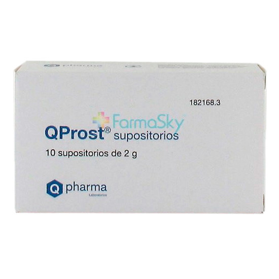 Qprost 10 supositorios