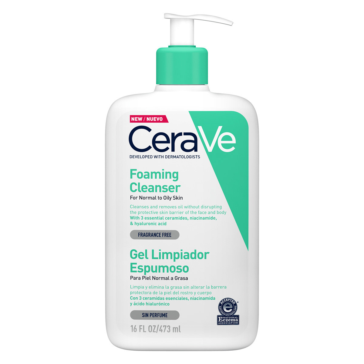 Cerave limpiador espumoso 473ml