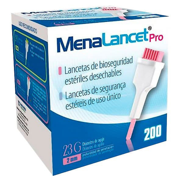 Menalancet pro 23g 200 lancetas menarini