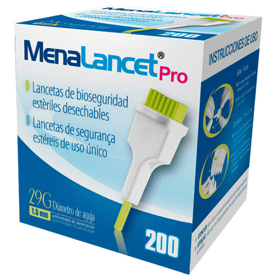 Menalancet pro 29g 200 lancetas menarini