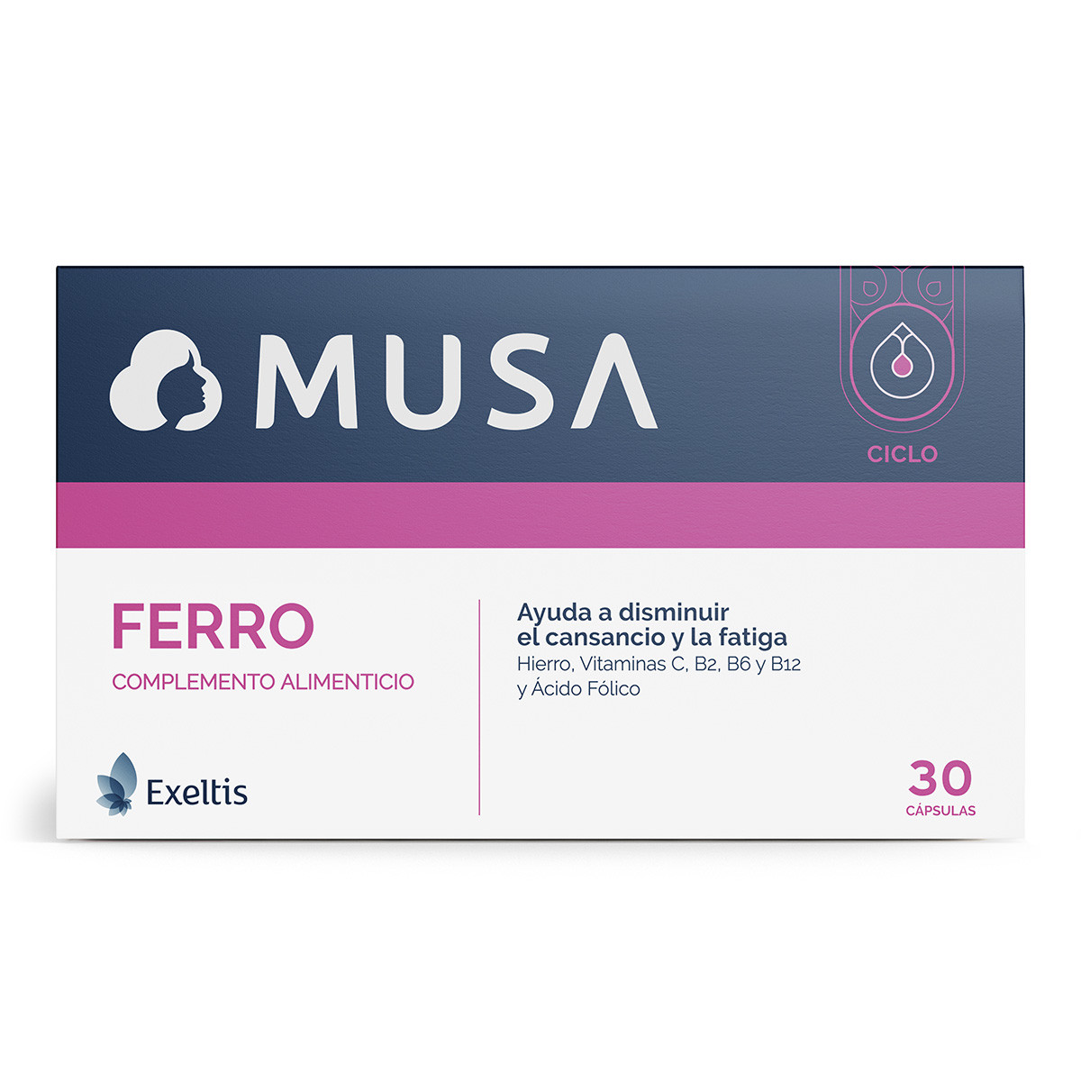 Musa ferro 30 cápsulas